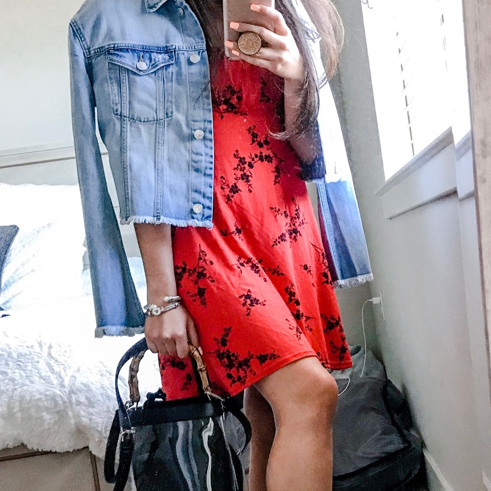 Red & Black Adjustable Tie Straps